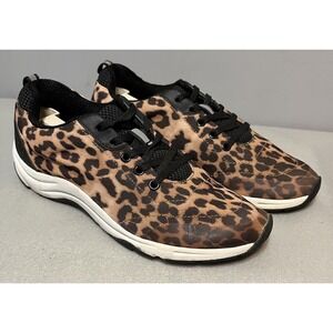 Vionic Leopard Print Sneakers Women Sz‎ 7.5 335Tourney/9004